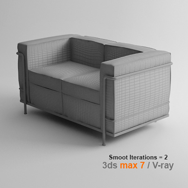 maya le corbusier 2 - lc2 2 seats by lajhar